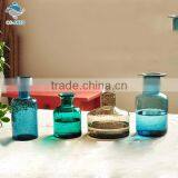 Unique Design Shaped Colorful Home Decoration Glass Flower Vase thumbnail-1