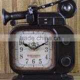 BLACK METAL VIDEO RECORDER SHAPE TABLE TOP CLOCK thumbnail-1