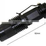 Factory Price Aluminum Battery Operated Tactical 3mode LED Mini Flashlight With Adjustable Focus thumbnail-3