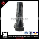 Full Grain Leather Military Boots With Zippers and One Bukle thumbnail-3