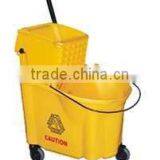 36L Cleaning PP Plastic Mop Bucket With Wringer thumbnail-1