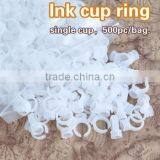 500pcs Permanent Makeup Tattoo Easy Ring Ink Container/Cups thumbnail-1