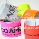 Promotional Reflective Plastic Slap Wrap/armband/wristband/snap Band thumbnail-1