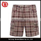 Men's Cheap Short Pants Stocklots Plaid Printed Shorts thumbnail-1