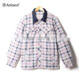 Wholesale Oem Factory Men Plaids Fleece Jacket thumbnail-1