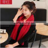 Autumn Winter Ladies or Women or Girls Fashion Pure Color New Blue Knitted Scarf Majored Maker thumbnail-4