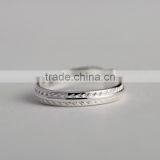 Factory Supplier Flower Rings Design High Quality Silver Plating Rings Popular Single Women Rings thumbnail-4