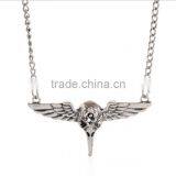 Ebay Hot Selling Gothic Jewelry Wing Geometric Gear Pendants Steampunk Necklace thumbnail-1