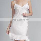 Custom Ladies Nightgown, Sexy V-neck Lace-trim Chemise thumbnail-1