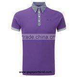 Fine Blue Polo Shirts thumbnail-3