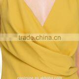 Slim Fit Sleeveless Wrap Front Summer Dress for Woman Dress 2016 thumbnail-4