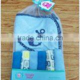 Absorbent Terry Hooded Baby Bath Pack