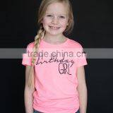 Newest Pink Girl T Shirt Cotton Softly Girls Tee Fancy Baby Kids Wear GT90423-4 thumbnail-1
