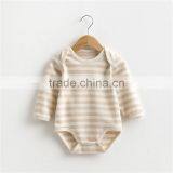 Wholesale Organic Cotton Baby One Piece Rompers Newborn Baby Bodysuit Baby Girl Bodysuit thumbnail-2