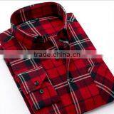 2016 New Long Sleeve Shirt Models European Plaid Man Shirt thumbnail-1