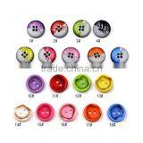 Factory Direct Sales 8Colors 12.5mm Resin Button Candy Colors Fine Side Kids Button Children DIY Buttons thumbnail-5