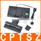 EC60 Car Four Wet Temperature Record LCD Car Cigarette Lighter Powered Digital Clock + Voltage + Thermometer + Hygrometer thumbnail-3