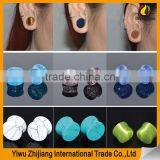 Amethyst Concaved Convex Flat Natural Stone Plugs thumbnail-6