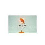 5V 2W Office / Home Cooling Message USB Flashing Fan With Red, Green, Blue LED