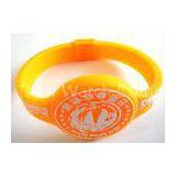 100% high quality yellow power balance silicon energy bracelet with Laser Graved