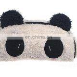 Top Selling Low MOQ Pencil Bag With Zip Custom Fashion Cute Plush Panda Wholesale Pencil Case thumbnail-4