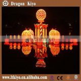 2016 electric chinese paper lanterns with movements on water lighting city