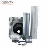 Durable Range Hood to Roof Kit with Roof Cowl and Pipe Roof Flashing for Kitchen Chimney Venting