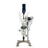 1L Chemical Equipment Double Walled Jacketed Glass Reactor With Best Price