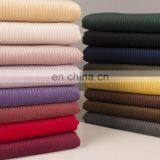 Good Drapery Solid Dyed 100% Polyester 6 Wale Corduroy Fabric for Jacket/pillow/trousers thumbnail-2