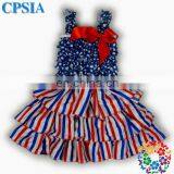 Baby Girls Satin Dress One Piece Party Wear Dress Western Dance Dress thumbnail-1