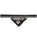 100% Cotton Multifunctional Pet Bandana Black Dog Bandana thumbnail-1