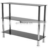 Colored Glass Table Tops Grey Rectangle Table Top With Pencil Edge & Round Corner Creative Coffee Table Computer Desk thumbnail-5