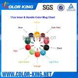 Manufacturer Wholesale Sublimation 11oz Top Grade Inner Colourful Handle thumbnail-4