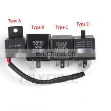 DC 12V Moto LED Поворотник Флешер Реле Трехступенчатый Частотный Мотоциклет Регулируемая Скорость Флэш-Реле Аксессуары CF13 CF14