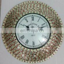 New Modern Design Mosaic Metal Clock thumbnail-1