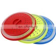 High Quality Collapsible Plate Plastic Microwave Food Dish Cover thumbnail-2