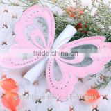 2014 Unique Pink Butterfly Wedding Scroll Invitations                        
                                                Quality Choice