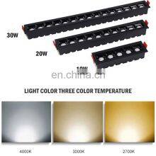New Design Aluminum Indoor IP20 10watt 20watt 30watt SMD Recessed LED Grille Lamp thumbnail-4
