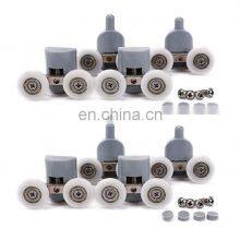 Bathroom Replacement Parts Double Twin Top / Bottom Shower Door Wheels Shower Door Rollers thumbnail-1