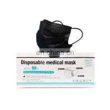 Three PLy Cheap Fashion Face Mask Factory Direct Sale Black Disposable Face Masks Medical Face Mask Bulk In Stock thumbnail-2