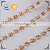 Hot Sale Crystal Rhinestone Glass Stone Fancy Chain Bracelet for Girls thumbnail-5