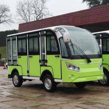 Luxury Electric Sightseeing Car, 8 People Mini Bus