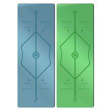 National Standard Rubber Yoga Mat Black Gray YiShengNuo thumbnail-3