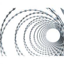 PVC PE Coated Galvanized High Strength Razor Barbed Wire for Protection Mesh/Farm Fencing thumbnail-6