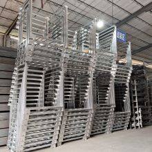 Galvanized Steel Stacking Rack Collapsible Design for Warehouse Storage and Logistics thumbnail-2