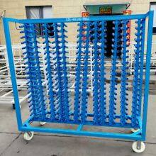 Corrosion-Resistant Automotive Parts Trolley for Assembly Line Transport thumbnail-3