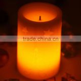 small round pillar LED candle