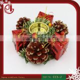Pine Cone Wooden Candle Holder With Gift Boxes Indoor Home Decoration