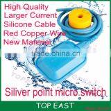 High Quality Blue Color 80degree 1mm2 Silicone Cable With Siliver Point Micro Switch Level Controller