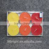 Yellow Orange Red Tealight Candles thumbnail-1